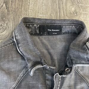 The Kooples Gray Denim Jeans with Subtle Fading